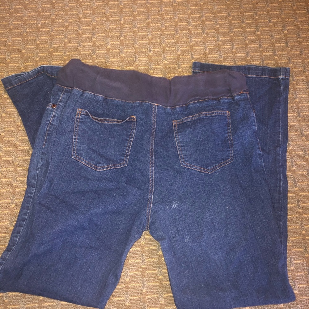New addition maternity denim jeans size M